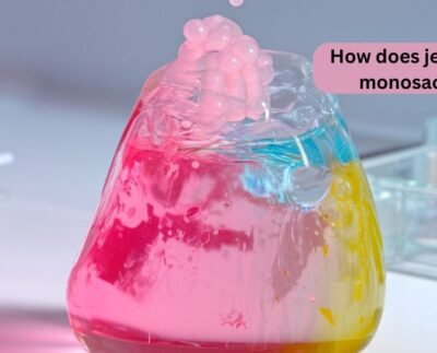 How does jelly react with monosaccharides