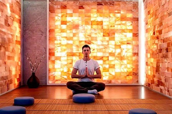 Himalayan salt bricks Beneficial for wellness