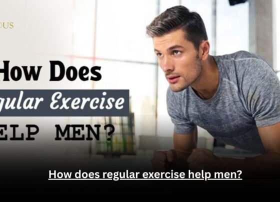 How does regular exercise help men
