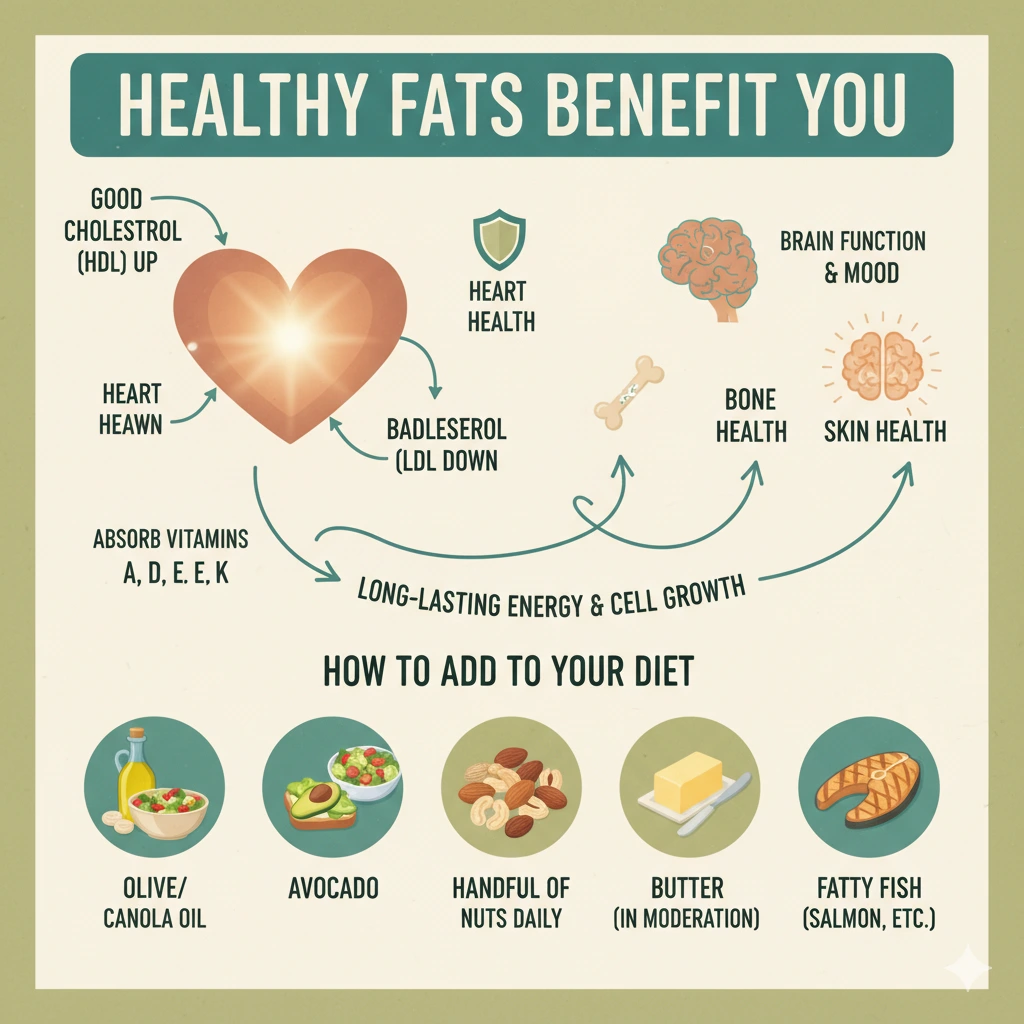 Benefits and Sources of Healthy Fats