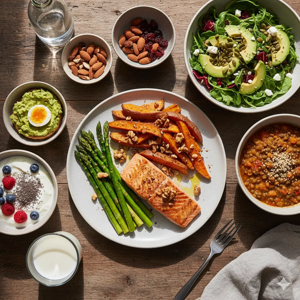 Healthy weight gain with diet plan