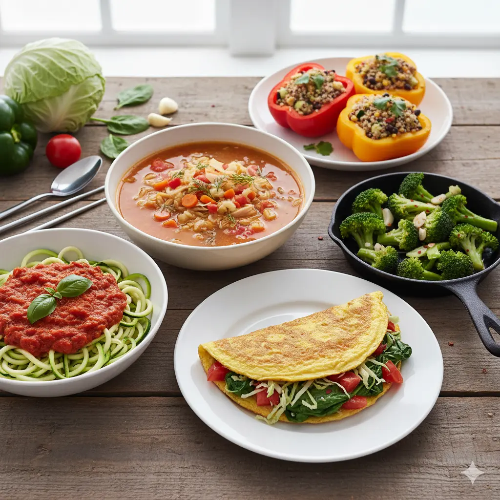 Meal ideas with weight-loss vegetables